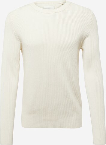 JACK & JONES Sweater 'PERFECT' in Beige: front