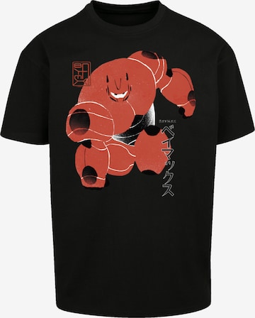 F4NT4STIC Shirt 'Big Hero 6 Baymax Suite Pose' in Black: front