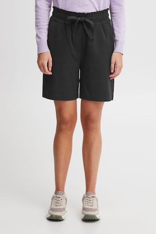 Oxmo Regular Sweatshorts 'Daniella' in Schwarz: predná strana