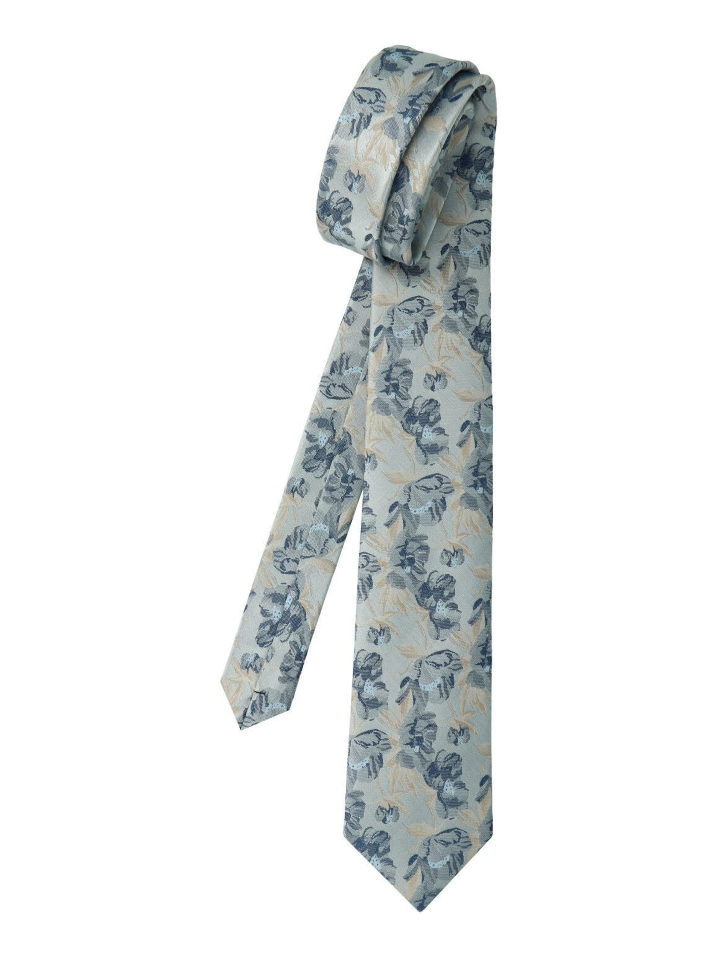 WILLEN Tie 'Pastell Blume' in Blue: front