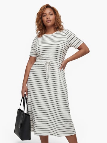 Robe 'CARBloom' ONLY Carmakoma en blanc : devant