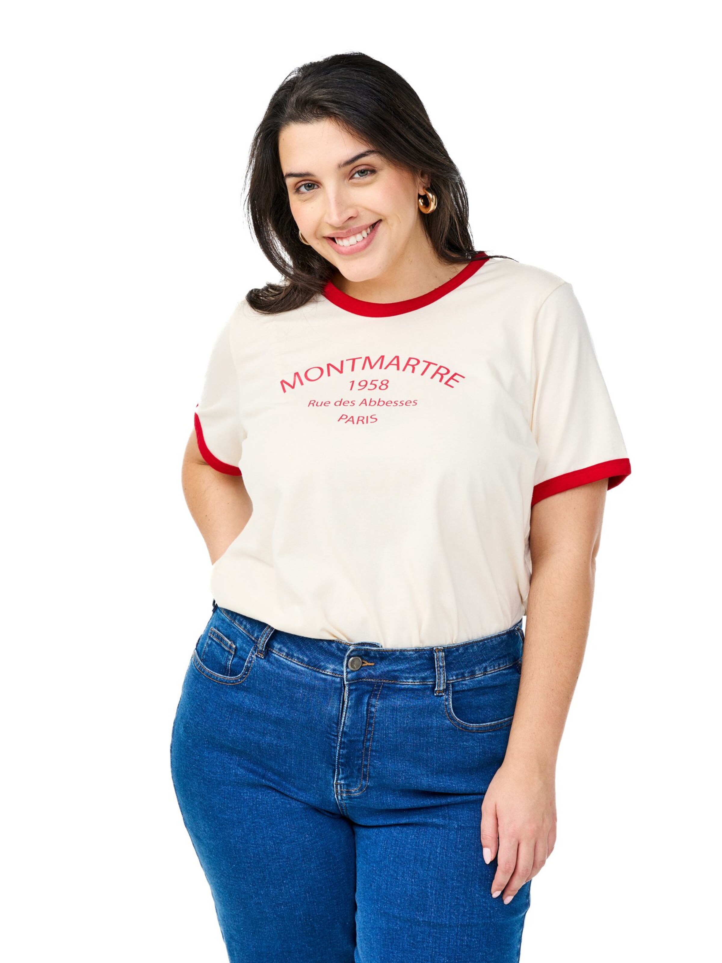 Zizzi Póló - bézs: elől