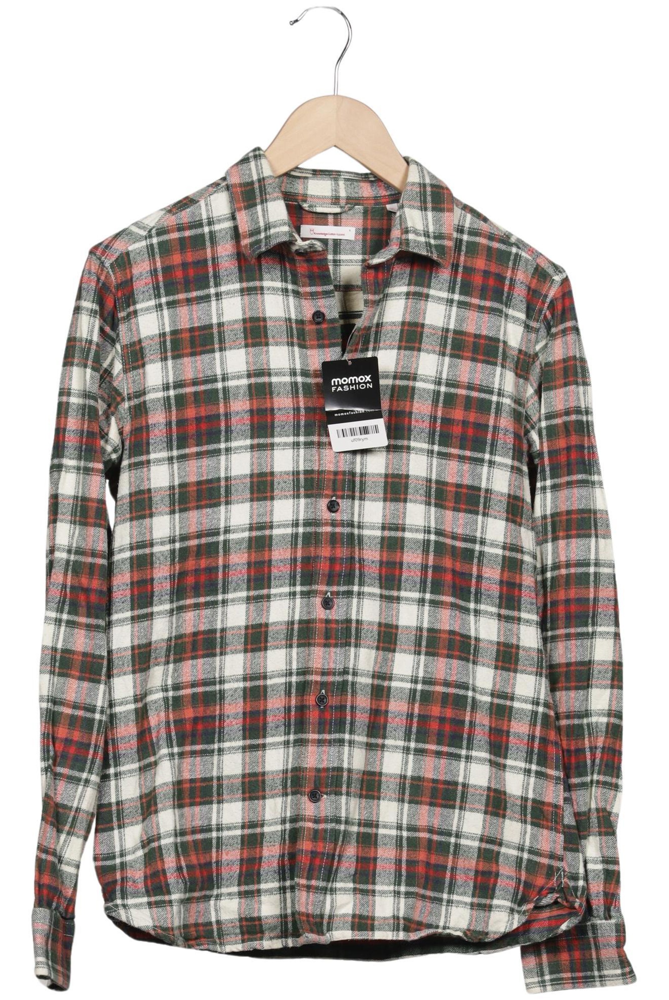 KnowledgeCotton Apparel Button Up Shirt in S in Green: front