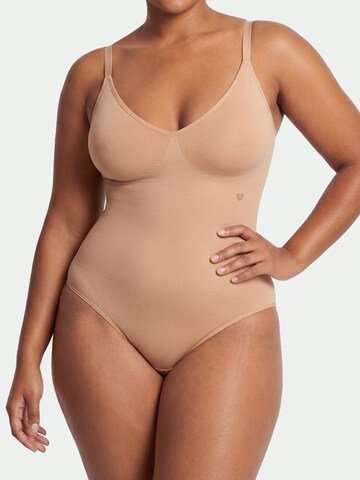 Bataillon Belette Shaping Bodysuit in Brown