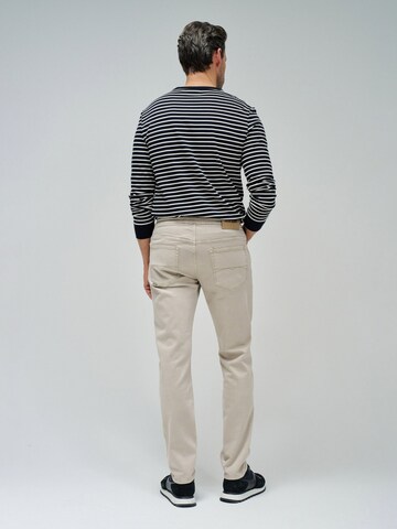 Salsa Jeans Slim fit Chino trousers 'Joggers' in Beige
