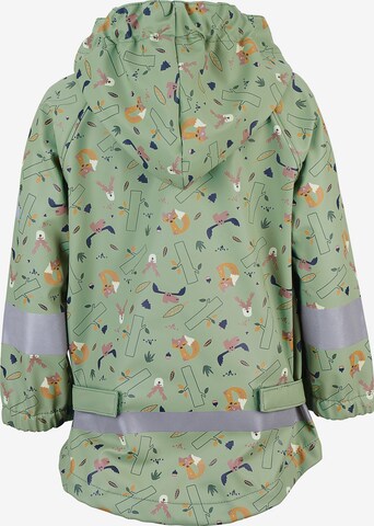 STERNTALER Performance Jacket 'Waldtiere' in Green