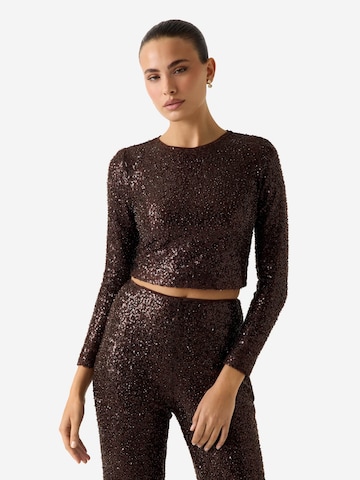 GUESS Top in Braun: Vorderseite