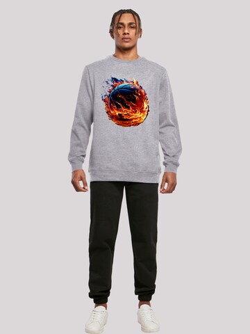 F4NT4STIC Sweatshirt 'Basketball Sports Collection On FIRE' in Grey | ABOUT  YOU