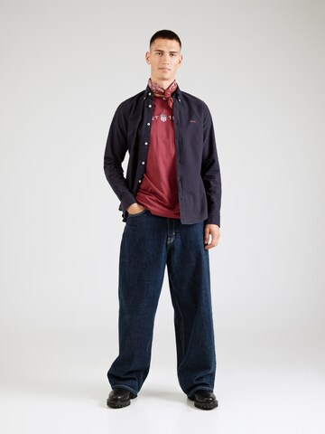 GANT - Camisa em vermelho