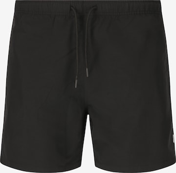 NOU Boardshorts 'Eyemouth V2' in Schwarz: Vorderseite