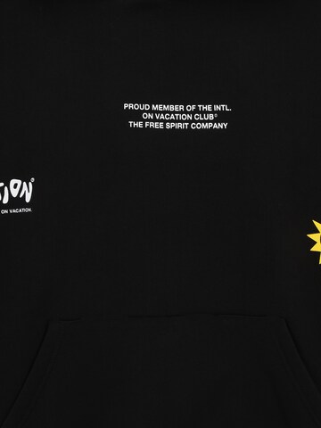 On Vacation Club Sweatshirt in Black
