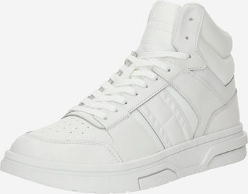 Baskets hautes 'The Brooklyn' Tommy Jeans en blanc : devant