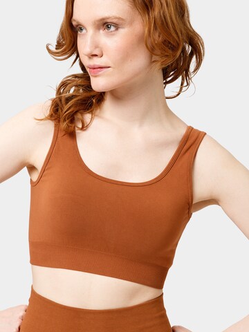 Les Lunes Bustier Sports-BH 'Sync Bra' i brun
