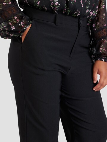 Wide leg Pantaloni 'LILA' de la ONLY Carmakoma pe negru