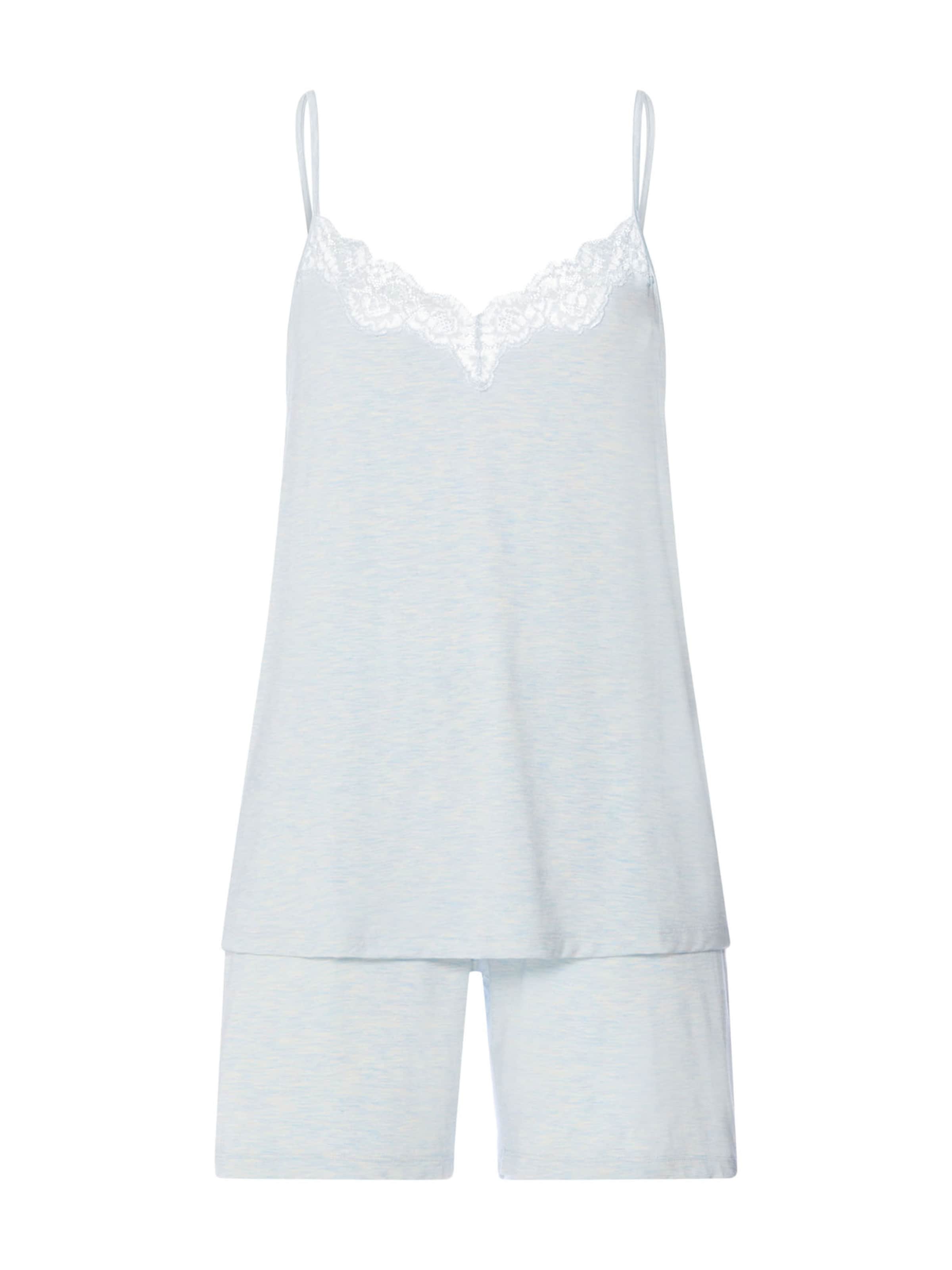 Shorty ' Natural Elegance ' Hanro en bleu : devant