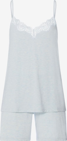 Shorty ' Natural Elegance ' Hanro en bleu : devant