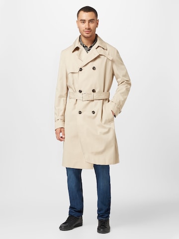 Manteau mi-saison 'Maluks' HUGO Red en beige : devant