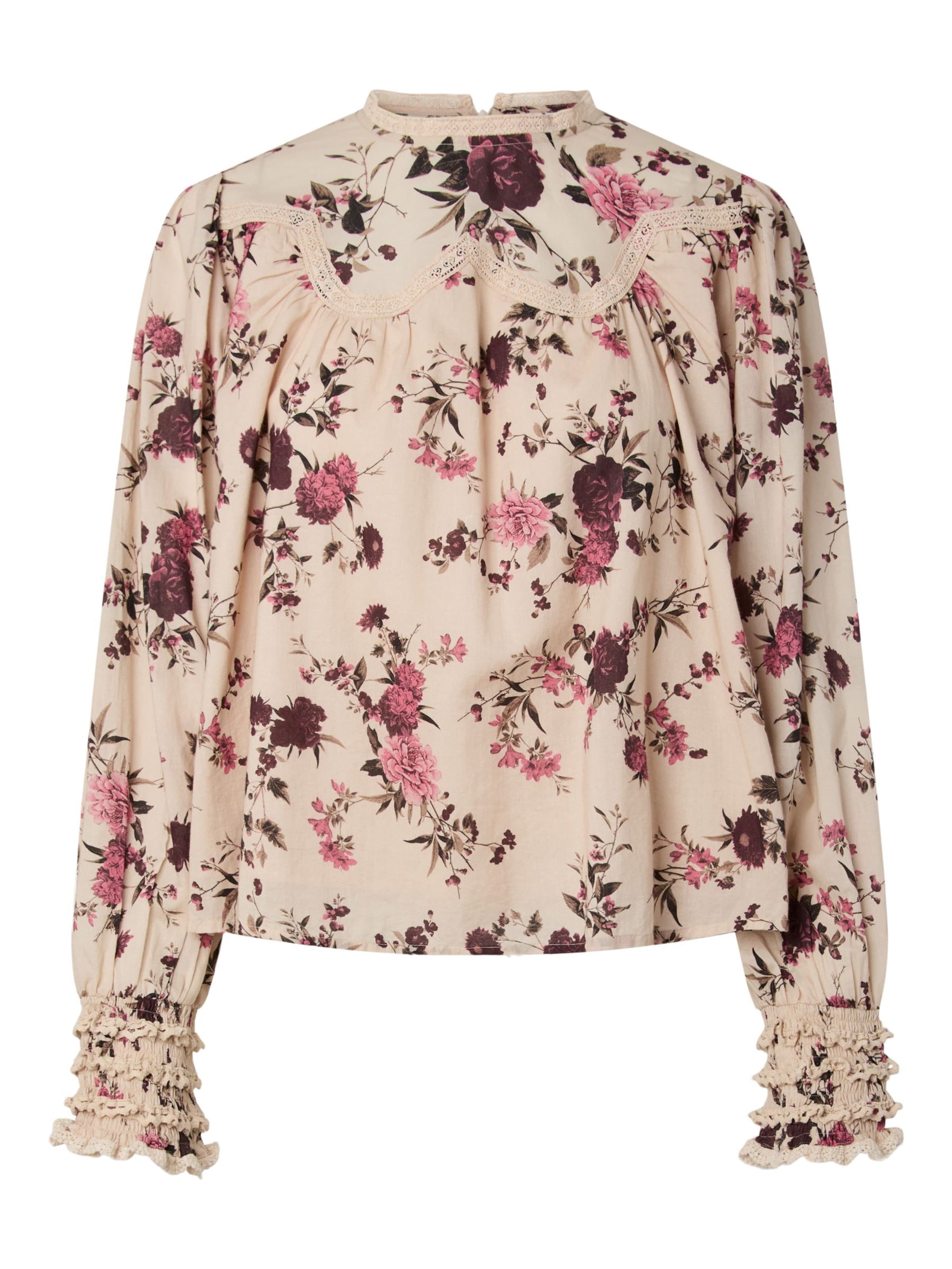 YAS Blouse 'YASSille' in Beige: front