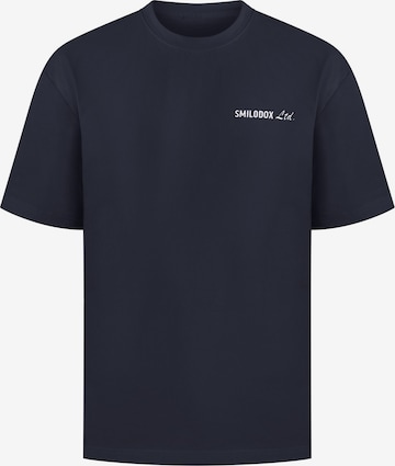 T-Shirt ' Liquid Brail ' Smilodox en bleu : devant