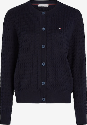 TOMMY HILFIGER Gebreid vest in Blauw: voorkant