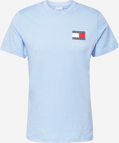 Tommy Jeans Tričko 'ESSENTIAL' - námornícka modrá / svetlomodrá / červená / biela, Produkt