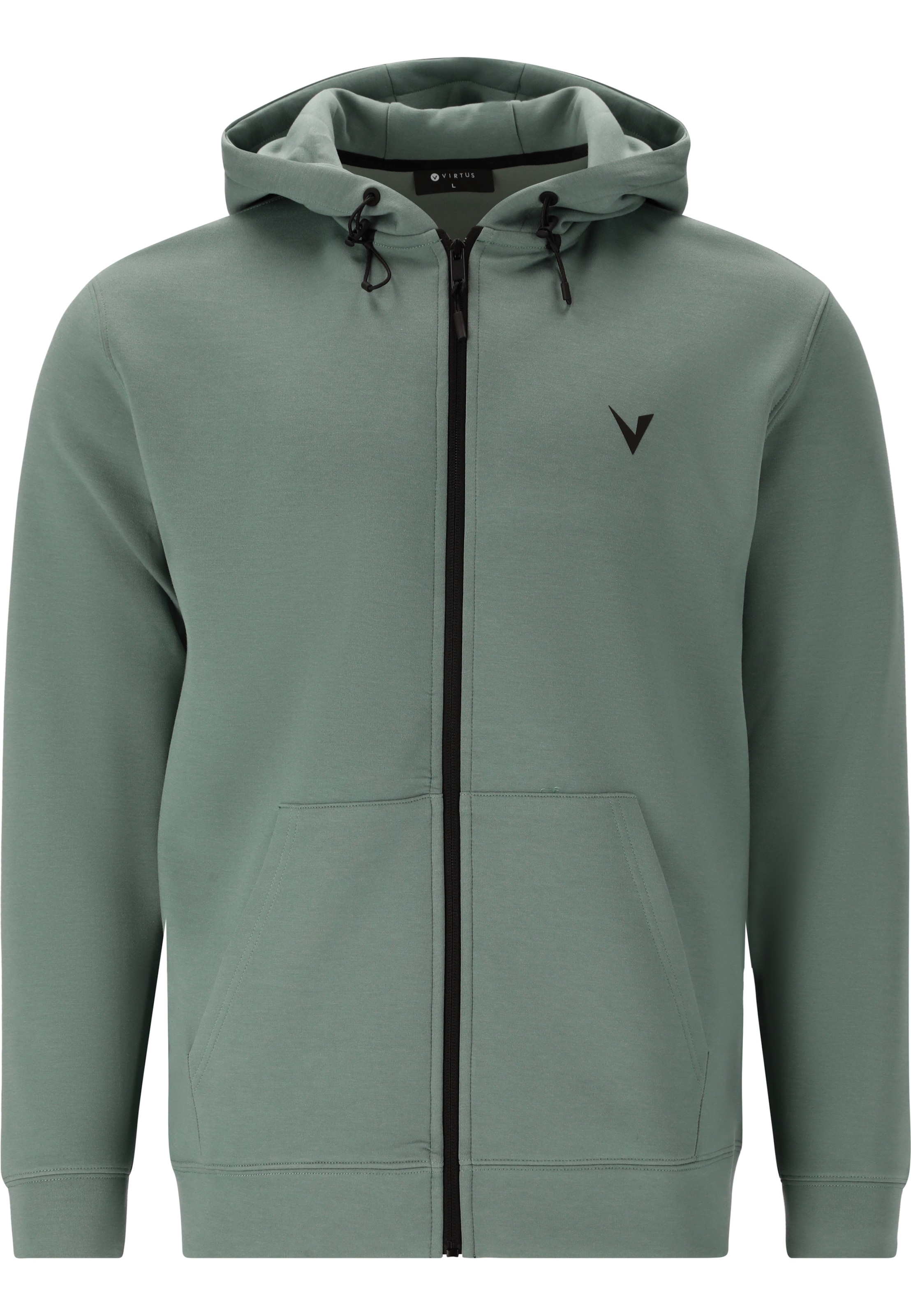 Virtus Sweatjacke 'Taro' in Blau: Vorderseite