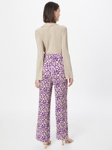 Monki Wide leg Broek in Lila