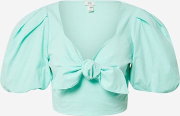 River Island - Blusa 'ARIANNA' em azul: frente