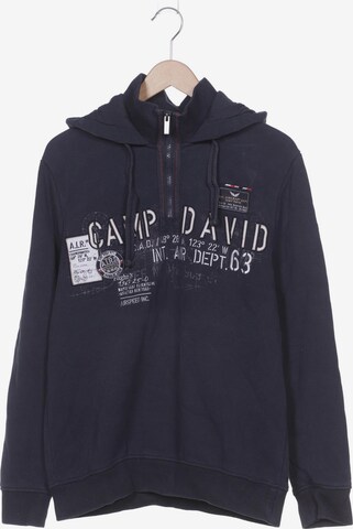 CAMP DAVID Kapuzenpullover L in Blau: predná strana