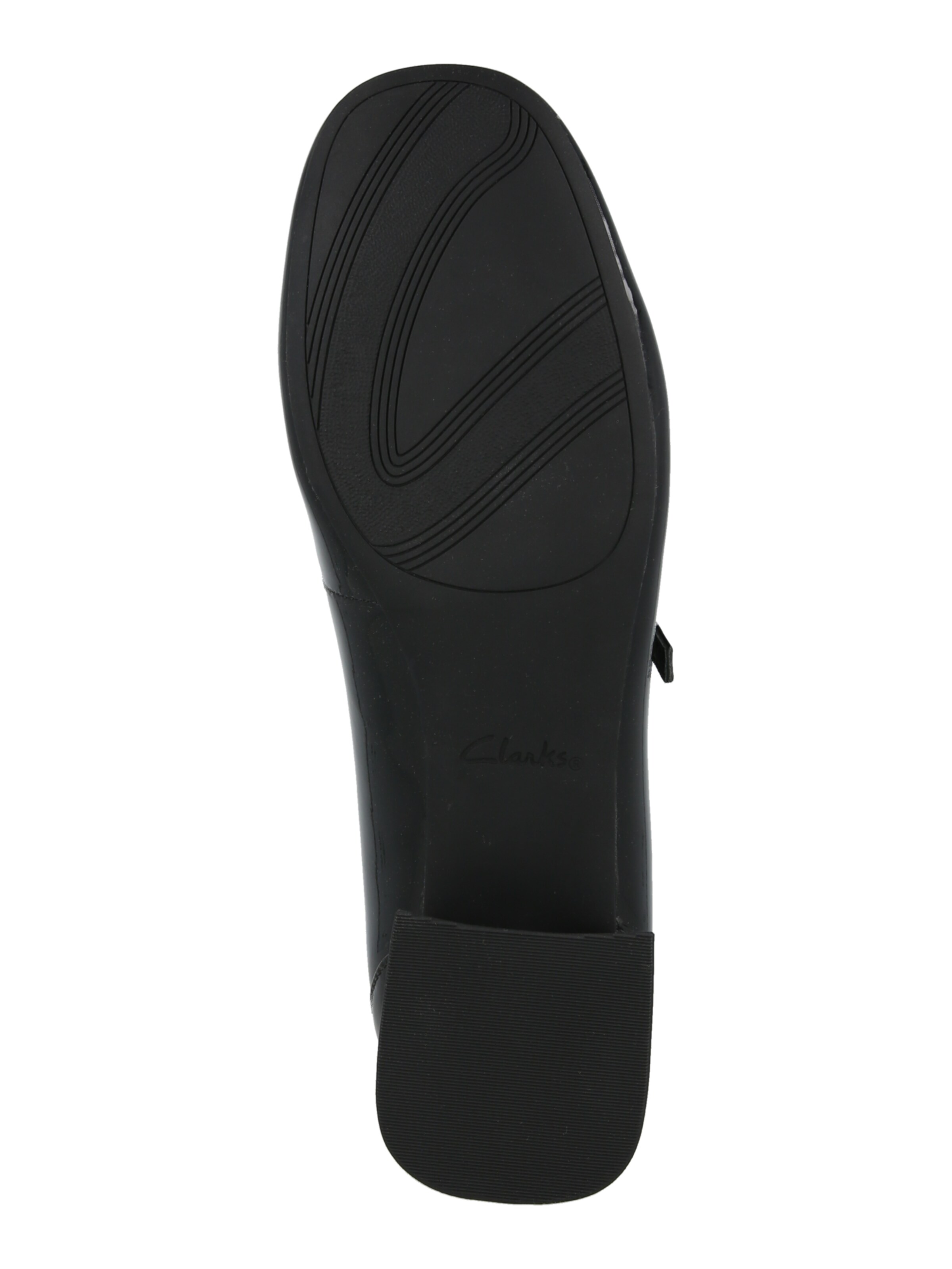 CLARKS Μπαλαρίνα με λουράκια 'Daiss30 Bar' σε μαύρο: κάτω
