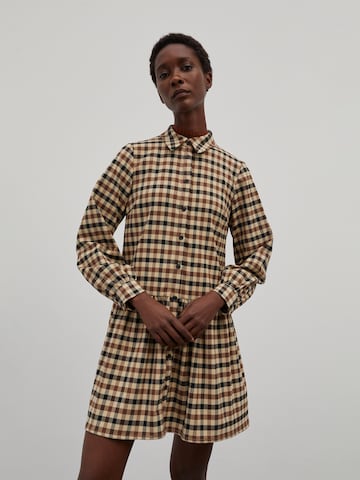 EDITED Shirt Dress 'Madalina' in Brown: front