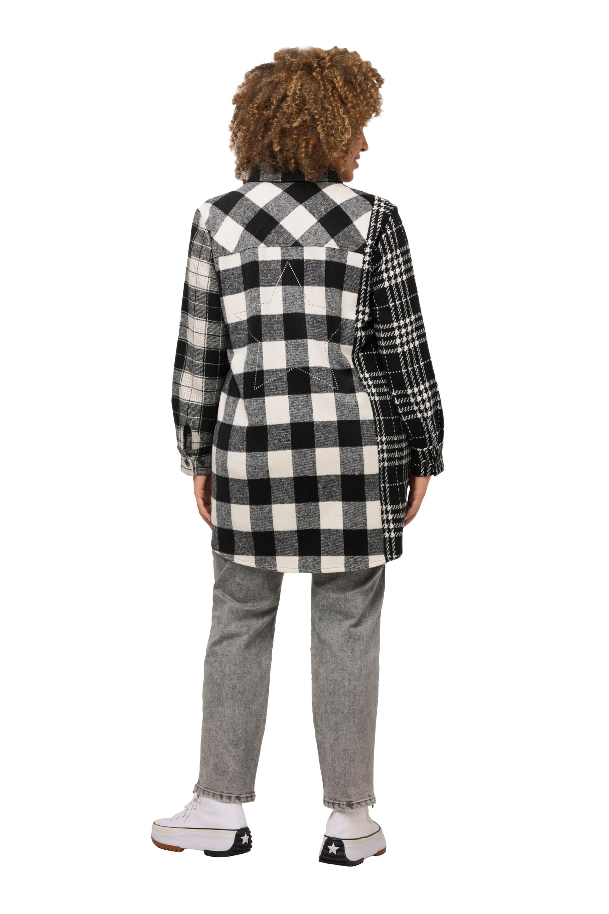 Ulla Popken Between-Season Jacket in Black