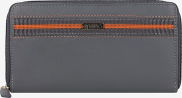 mano Wallet 'Don Leonardo' in Grey: front