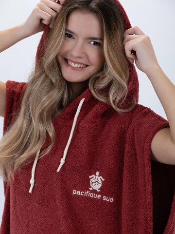 Pacifique Sud Sport badjas in Rood