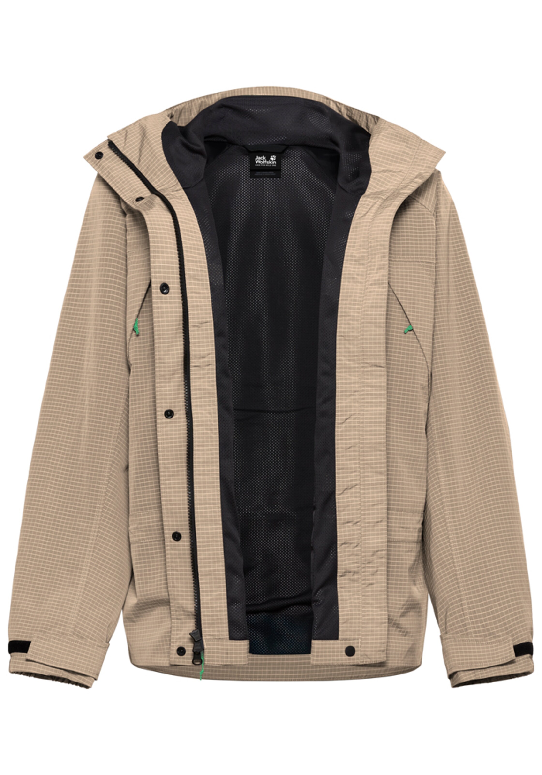 JACK WOLFSKIN Outdoor Jacket in Beige