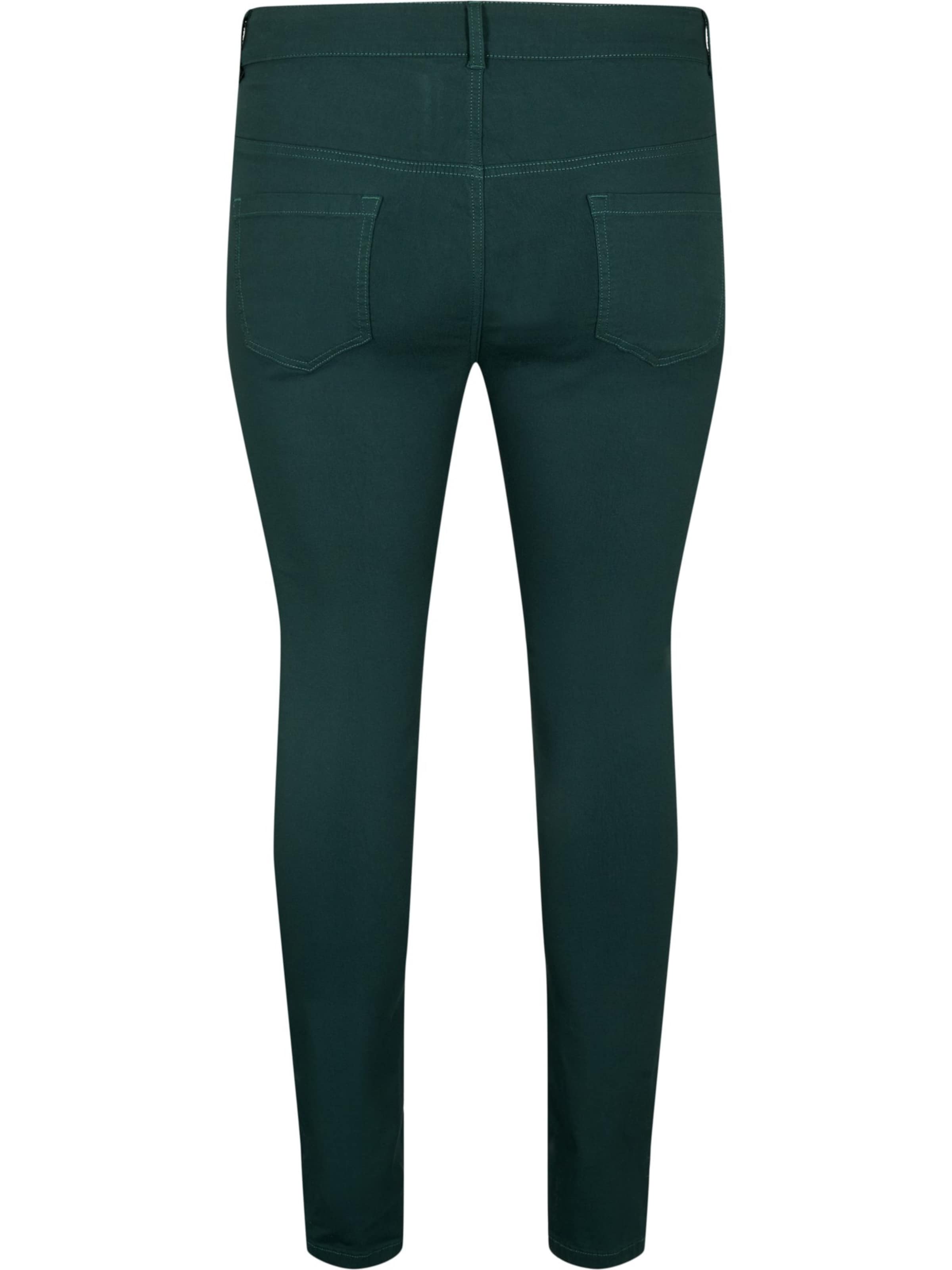 Zizzi - Skinny Pantalón 'JJUNE' en verde