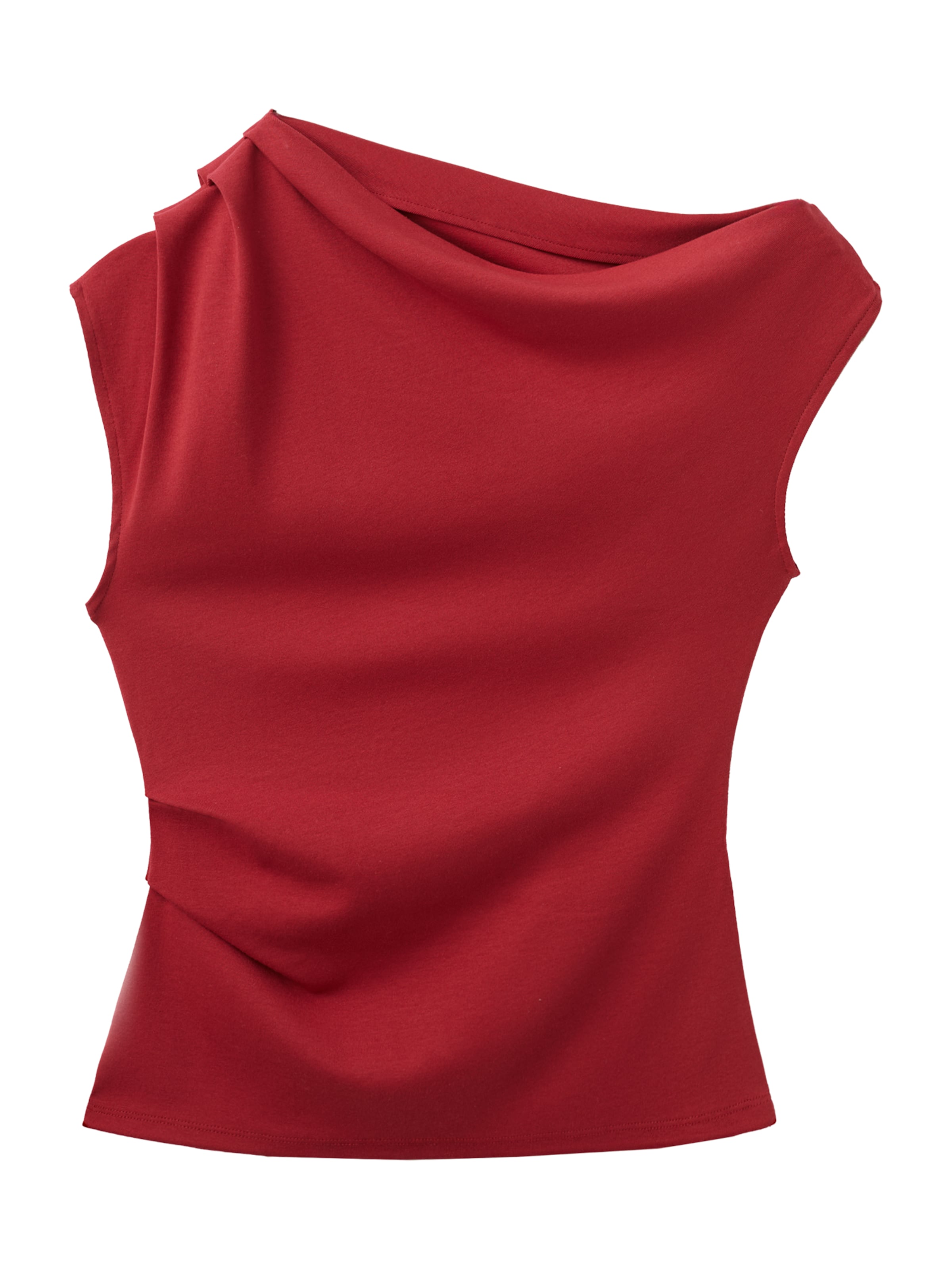 MANGO Majica 'JULINE' | rdeča barva: sprednja stran