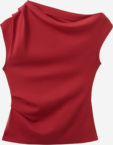 MANGO Majica 'JULINE' | rdeča barva: sprednja stran