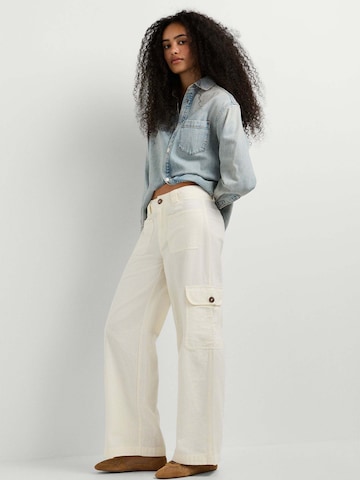 Pepe Jeans Loosefit Hose in Weiß