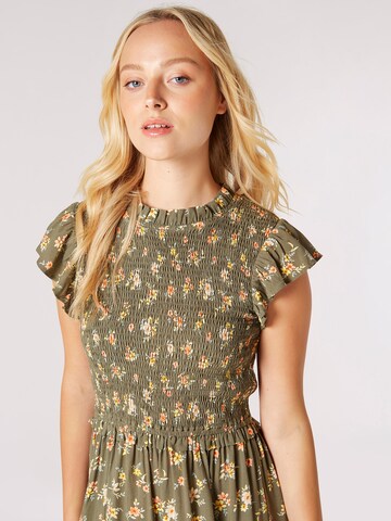Robe ' ' Apricot en vert