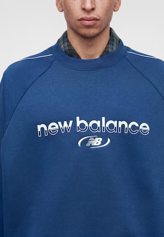 new balance Bluzka sportowa w kolorze niebieski