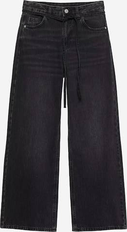 Baggy Jean Pull&Bear en noir : devant