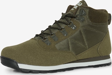 BLEND High-Top Sneakers in Green: front