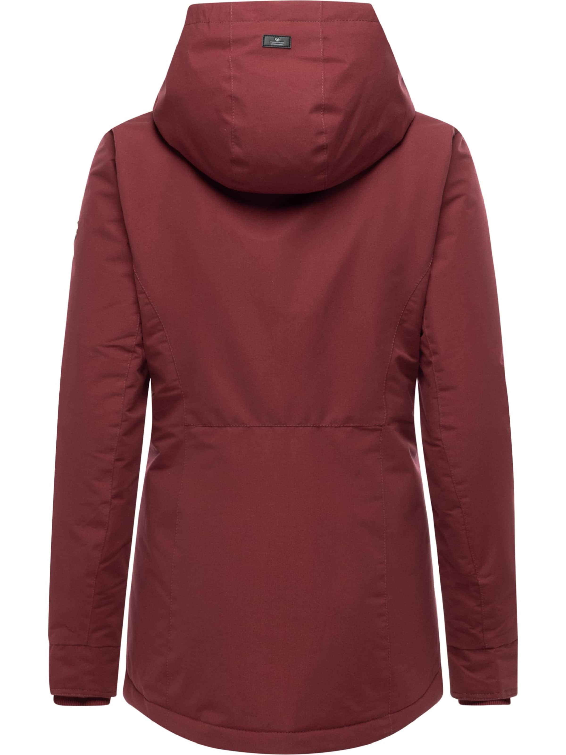 Ragwear Weatherproof jacket 'Alvena' in Red