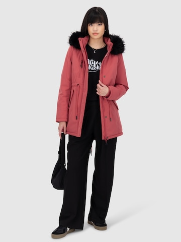 Alife and Kickin Winter Parka 'KierseyAK' in Red