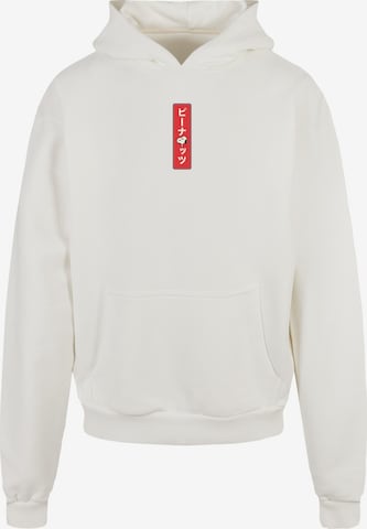 Merchcode Sweatshirt 'Peanuts - House of Snoopy' in White: front