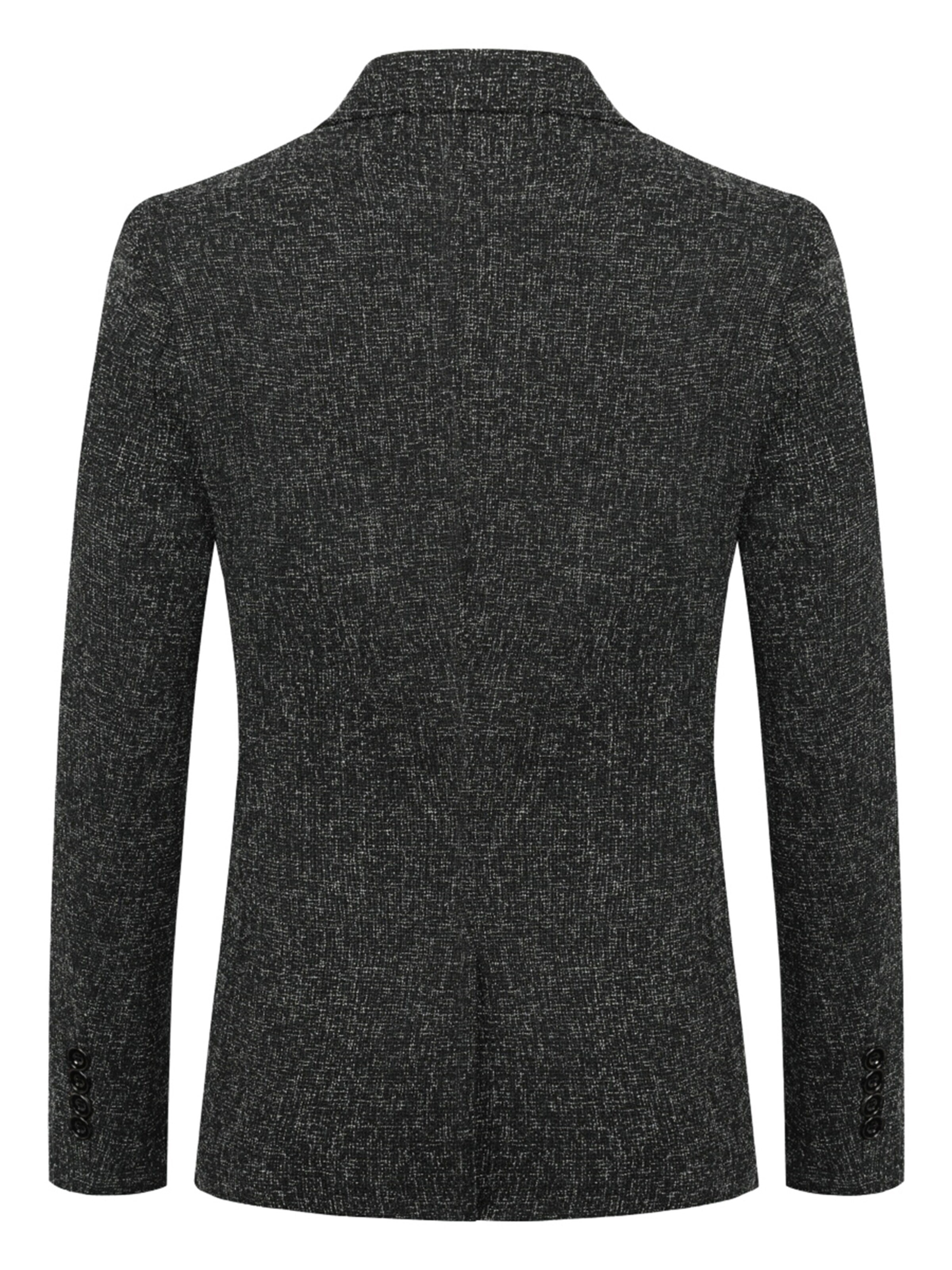 YOUTHUP Slim Fit Sakko 'Locker'‌‌‌ in Schwarz