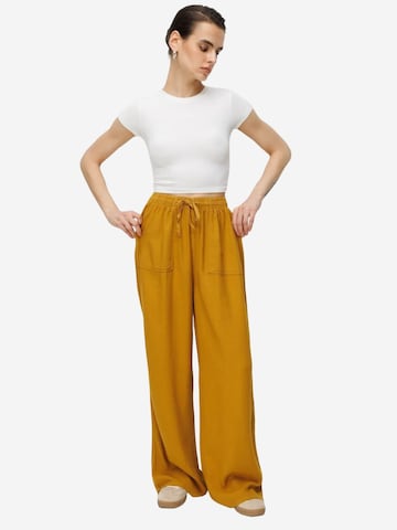 Wide Leg Pantalon 'Hose' MixRay en jaune