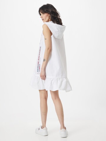 ARMANI EXCHANGE Kleid 'VESTITO' in Weiß