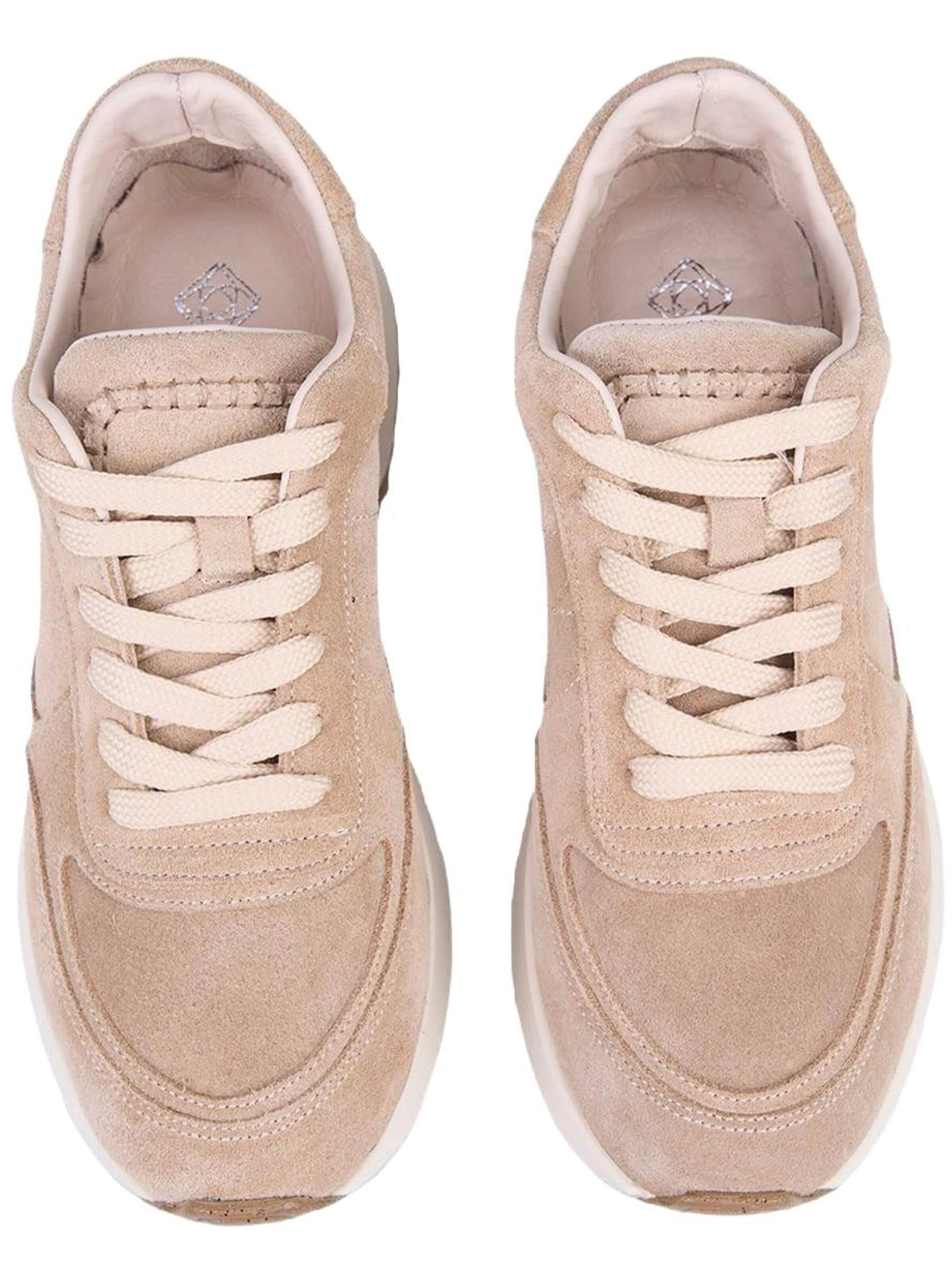 Desa Sneakers 'Plattformtrainer' in Beige